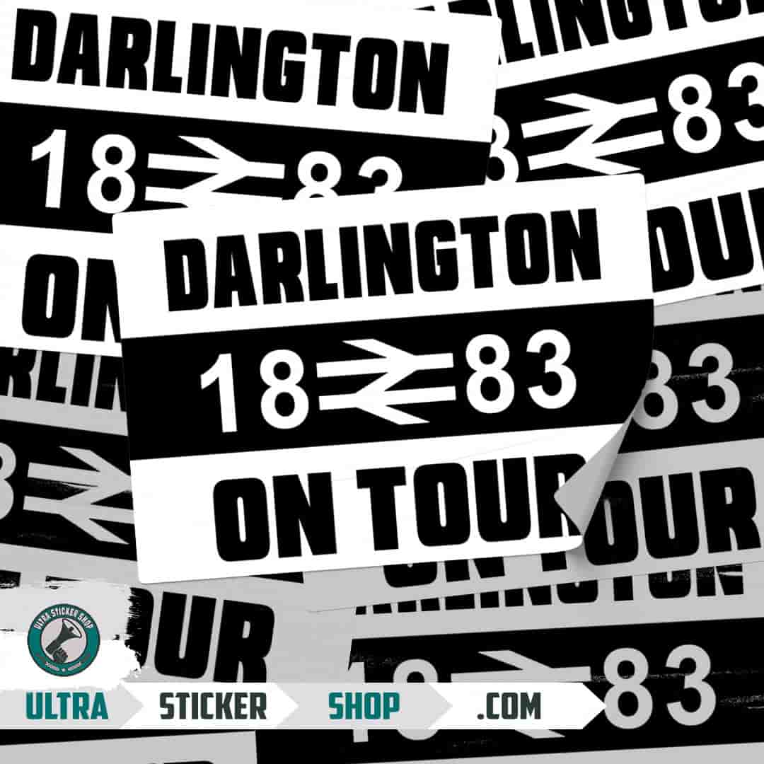 Darlington 1883 on tour Stickers