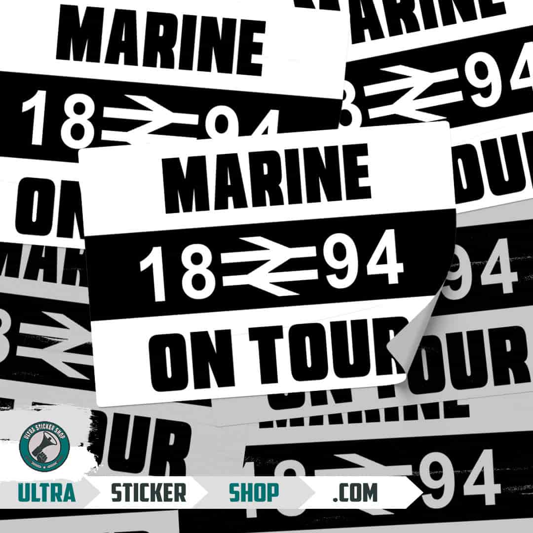 Marine 1894 on tour Stickers