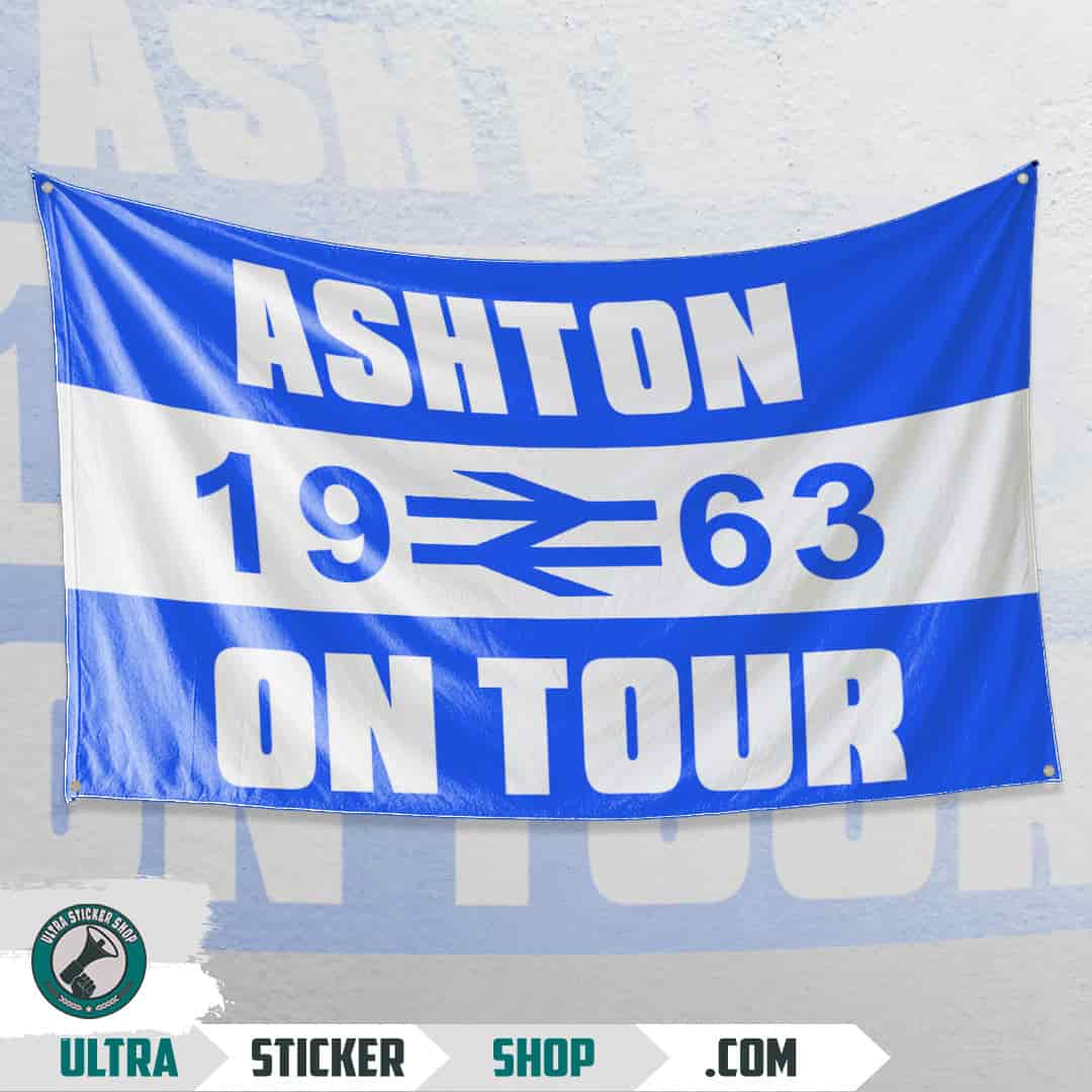 Ashton 1963 on tour Flag