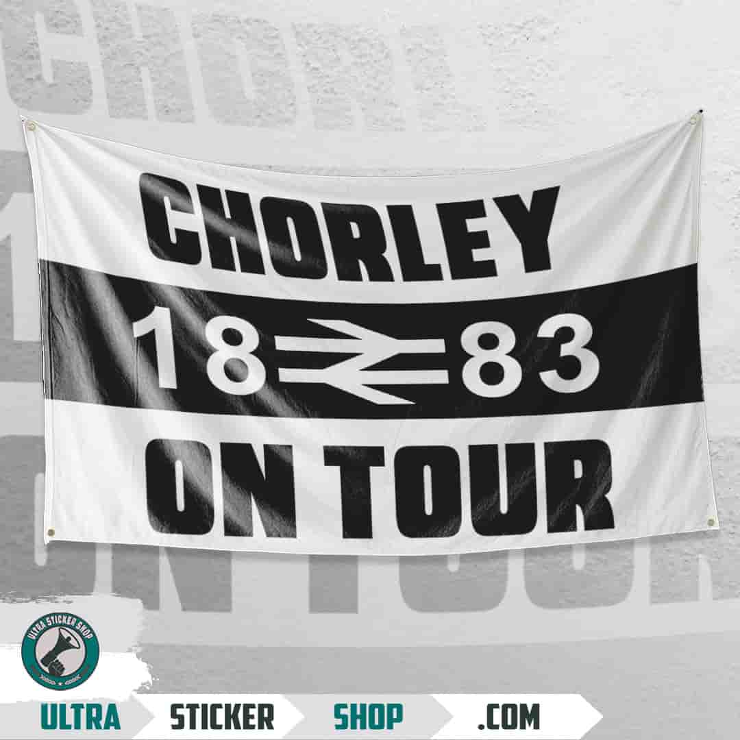 Chorley 1883 on tour Flag