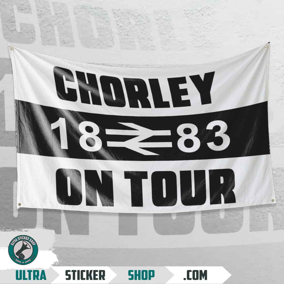 Chorley 1883 on tour Flag