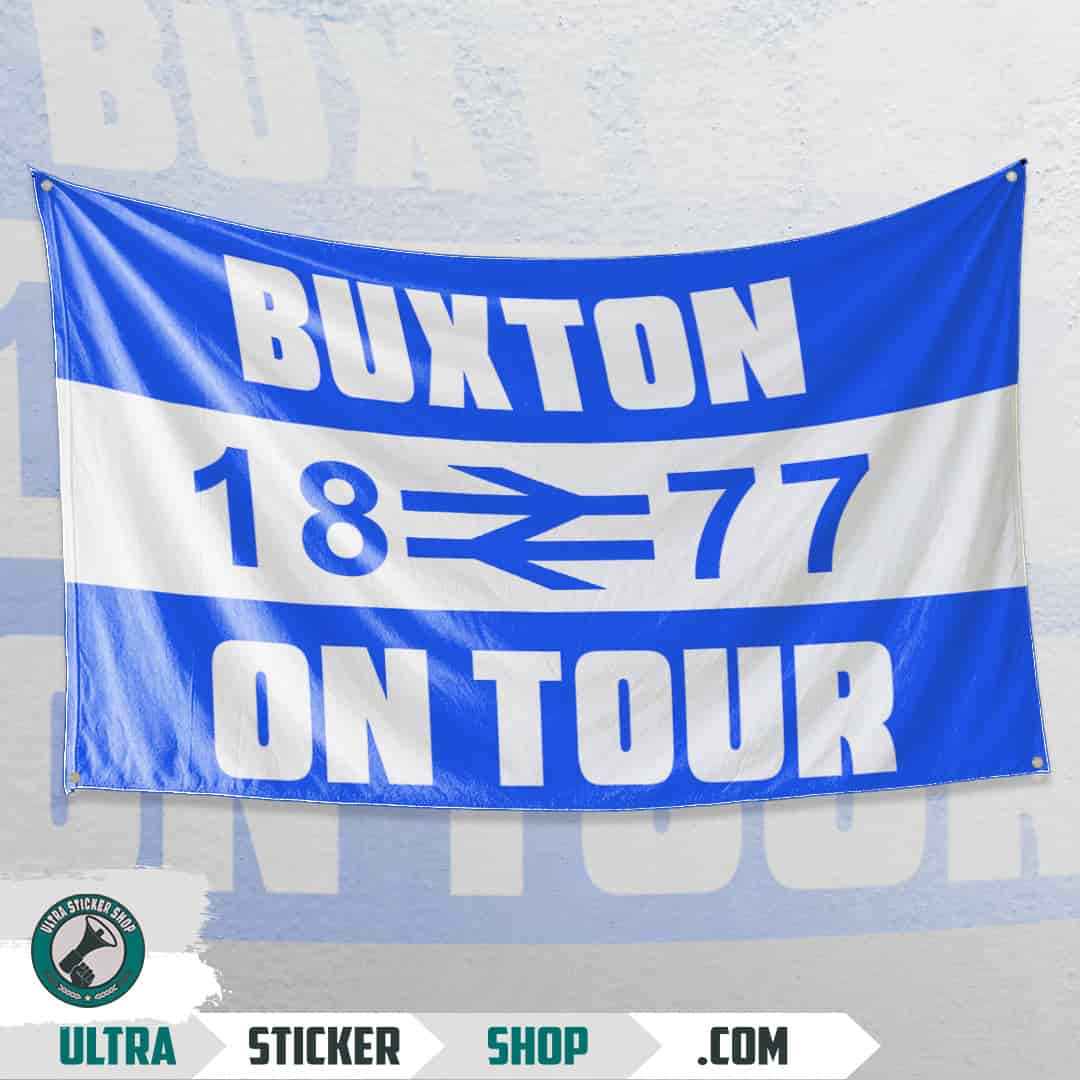 Buxton 1877 on tour Flag