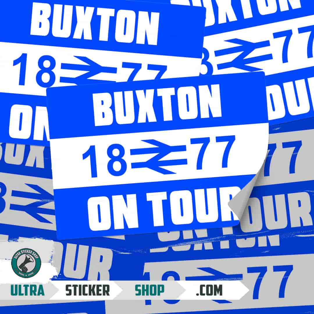 Buxton 1877 on tour Stickers