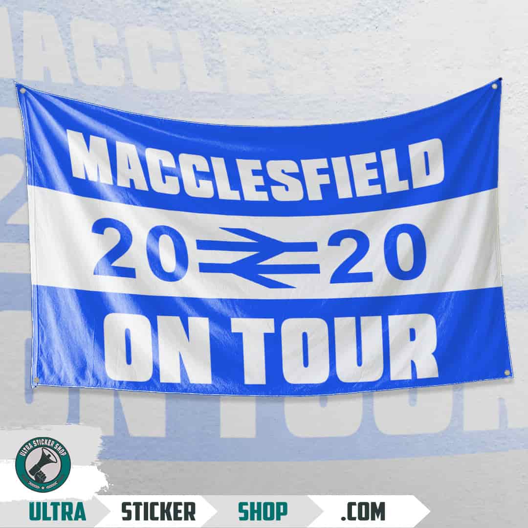Macclesfield 2020 on tour Flag