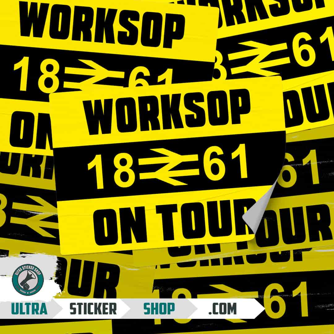 Worksop 1861 on tour Stickers