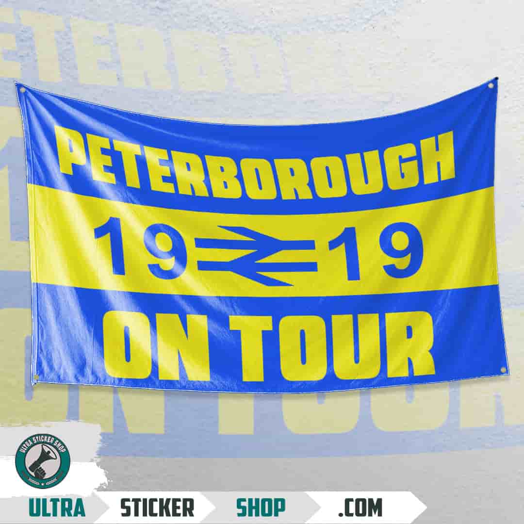Peterborough 1919 on tour Flag
