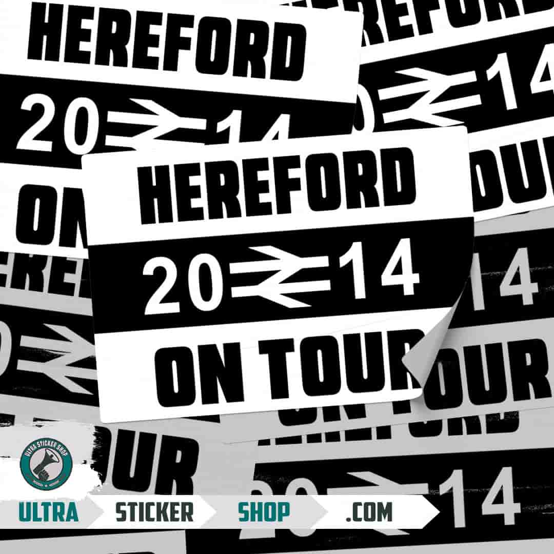 Hereford 2014 on tour Stickers