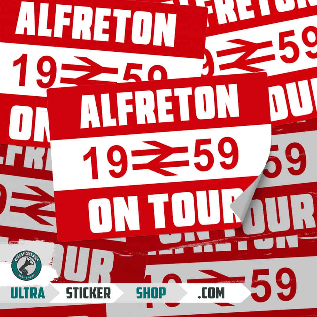 Alfreton 1959 on tour Stickers