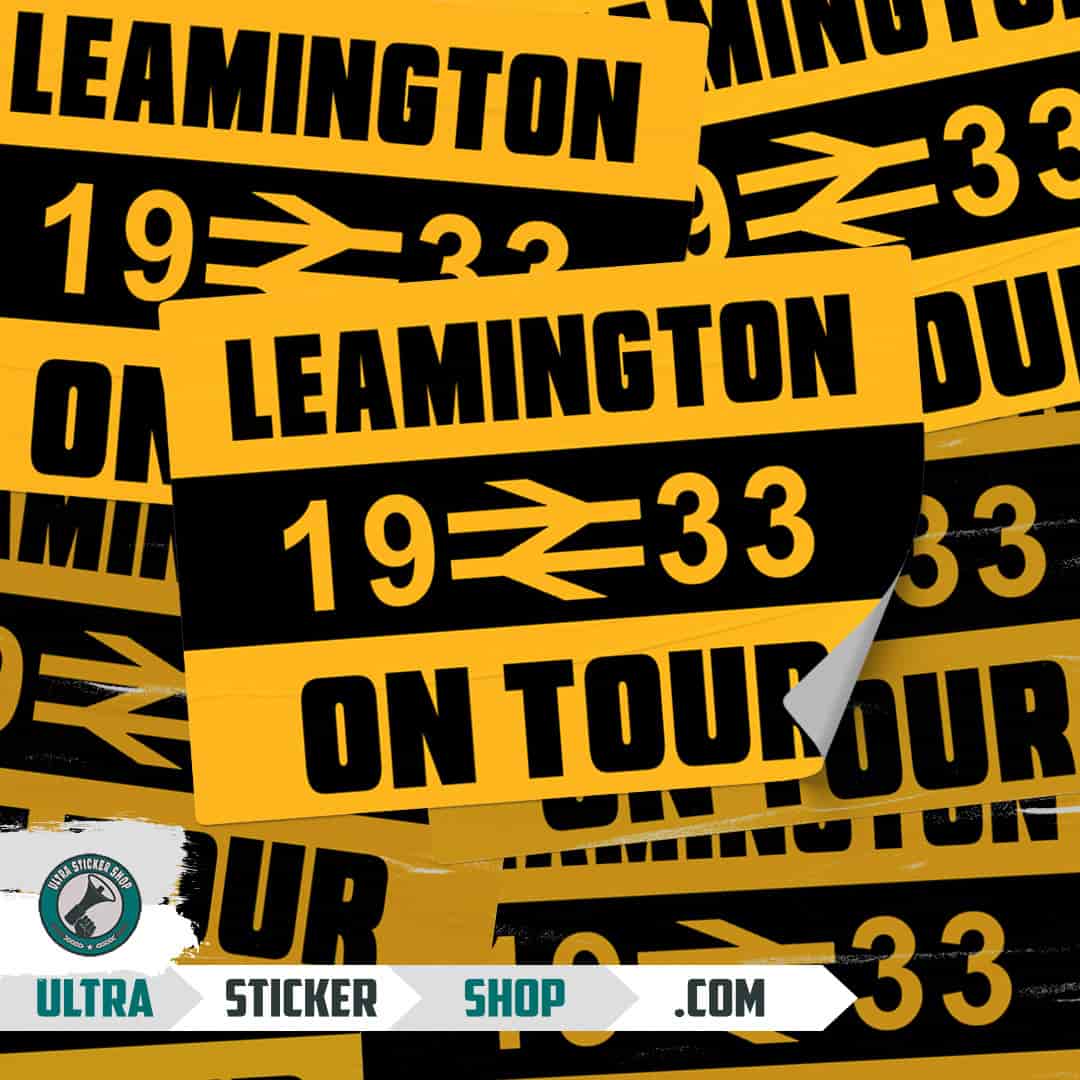 Leamington 1933 on tour Stickers