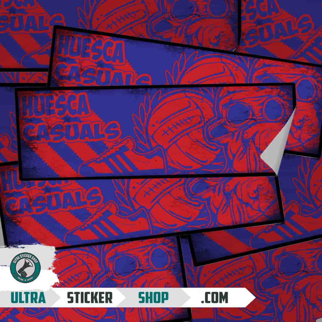 Huesca casuals Stickers