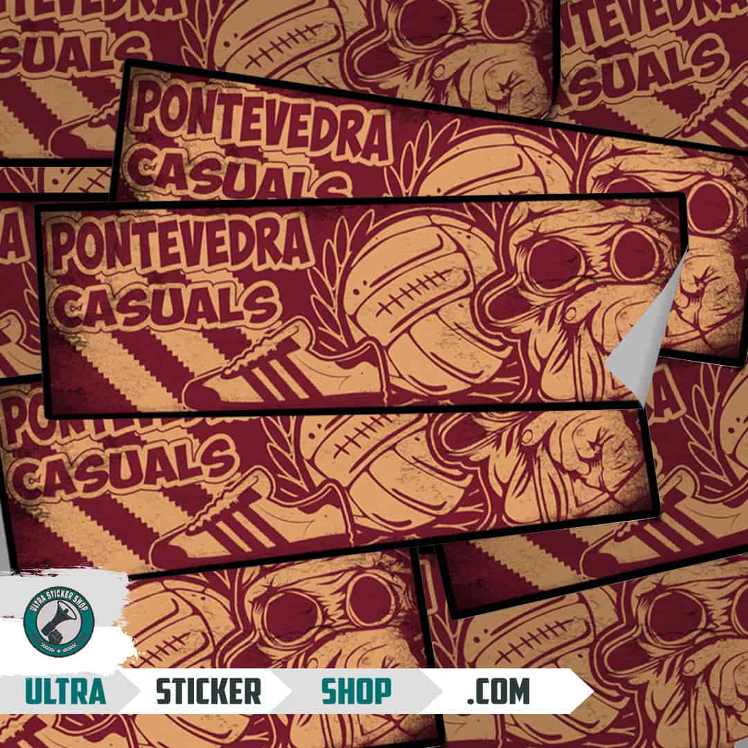 Pontevedra casuals Stickers