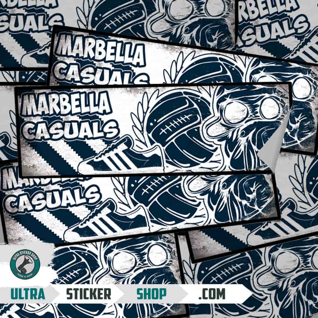 Marbella casuals Stickers