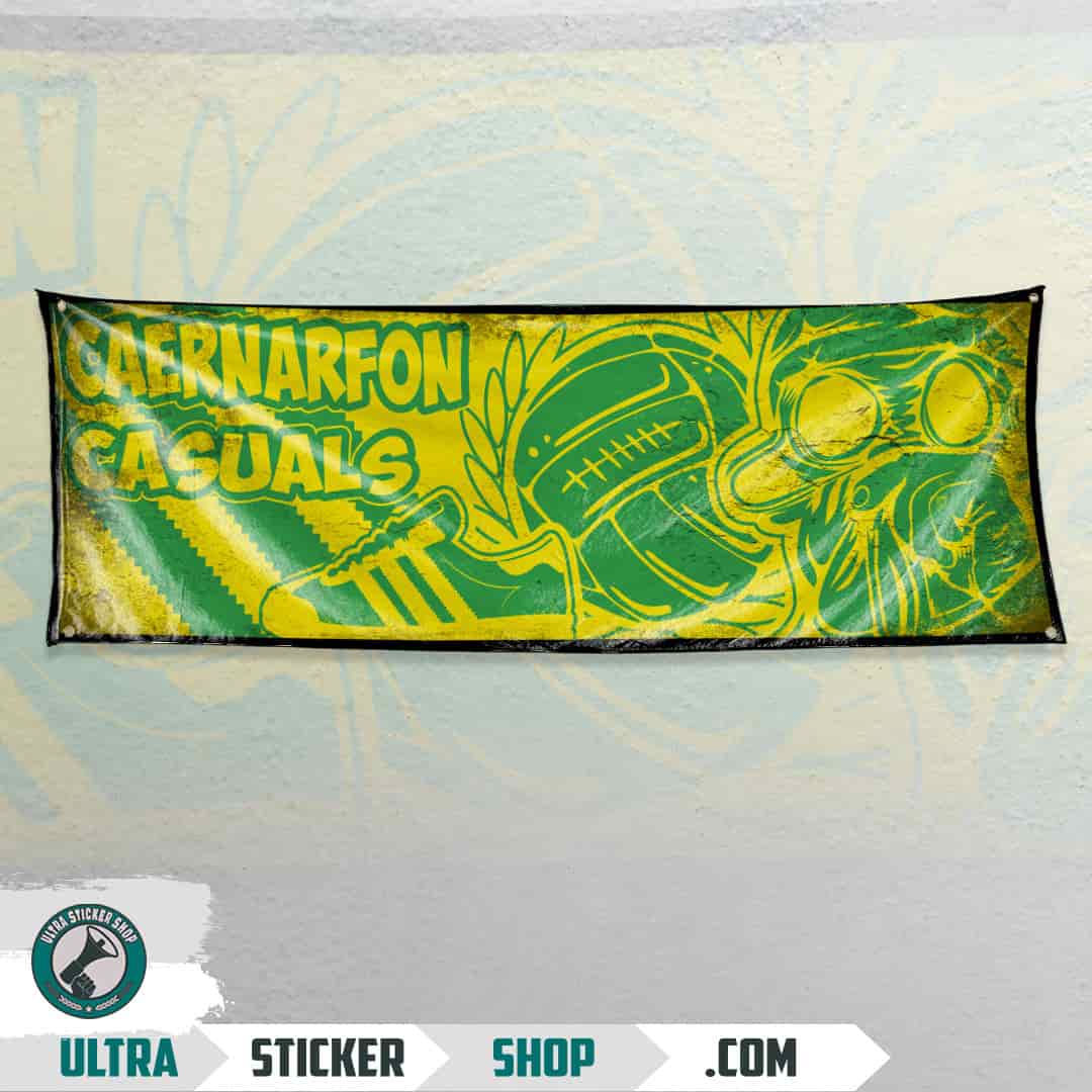 Caernarfon casuals Flag