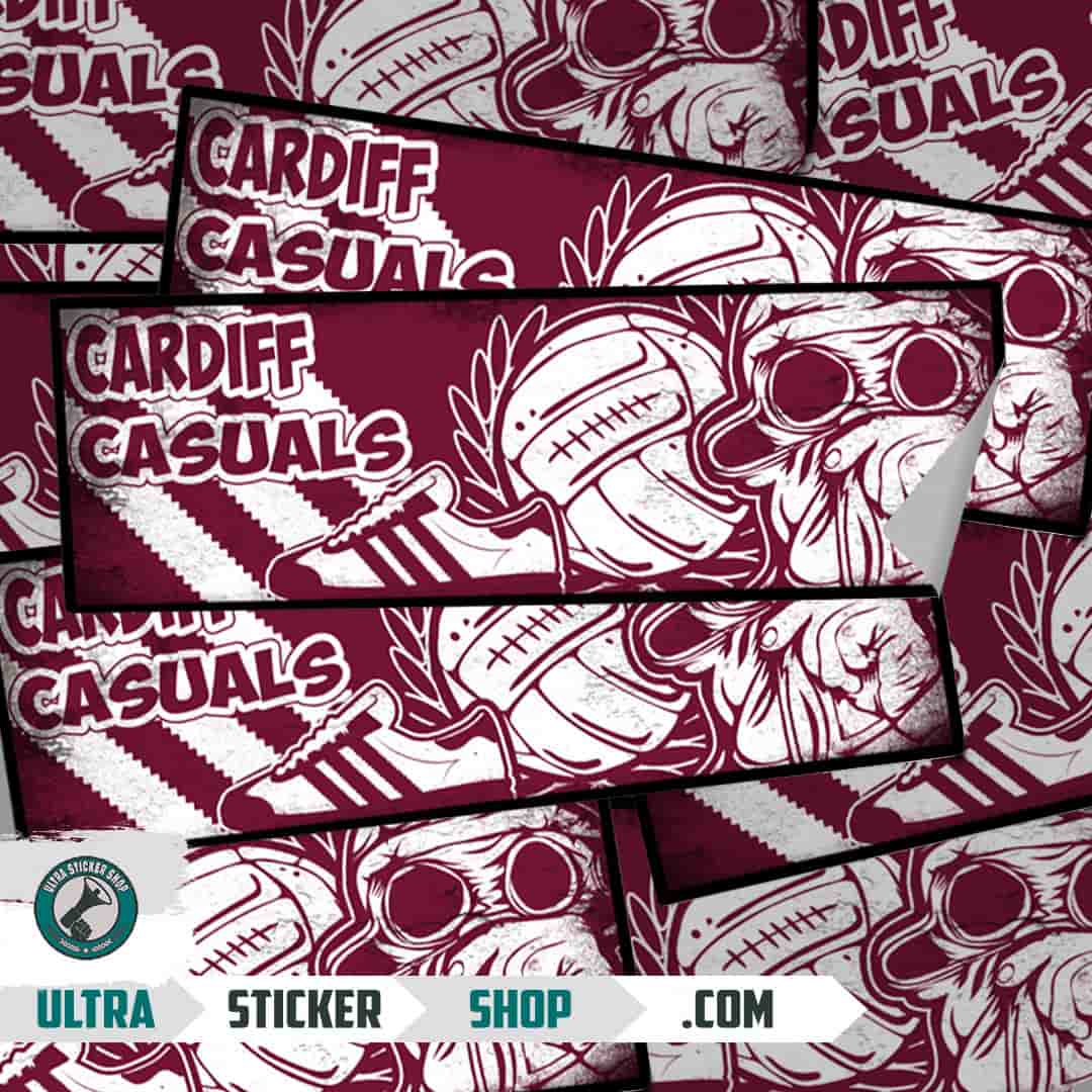 Cardiff casuals Stickers