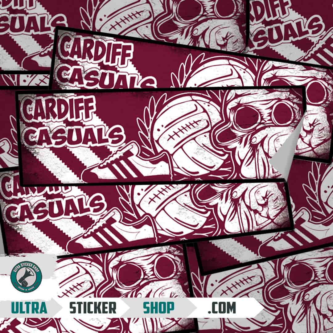 Cardiff casuals Stickers