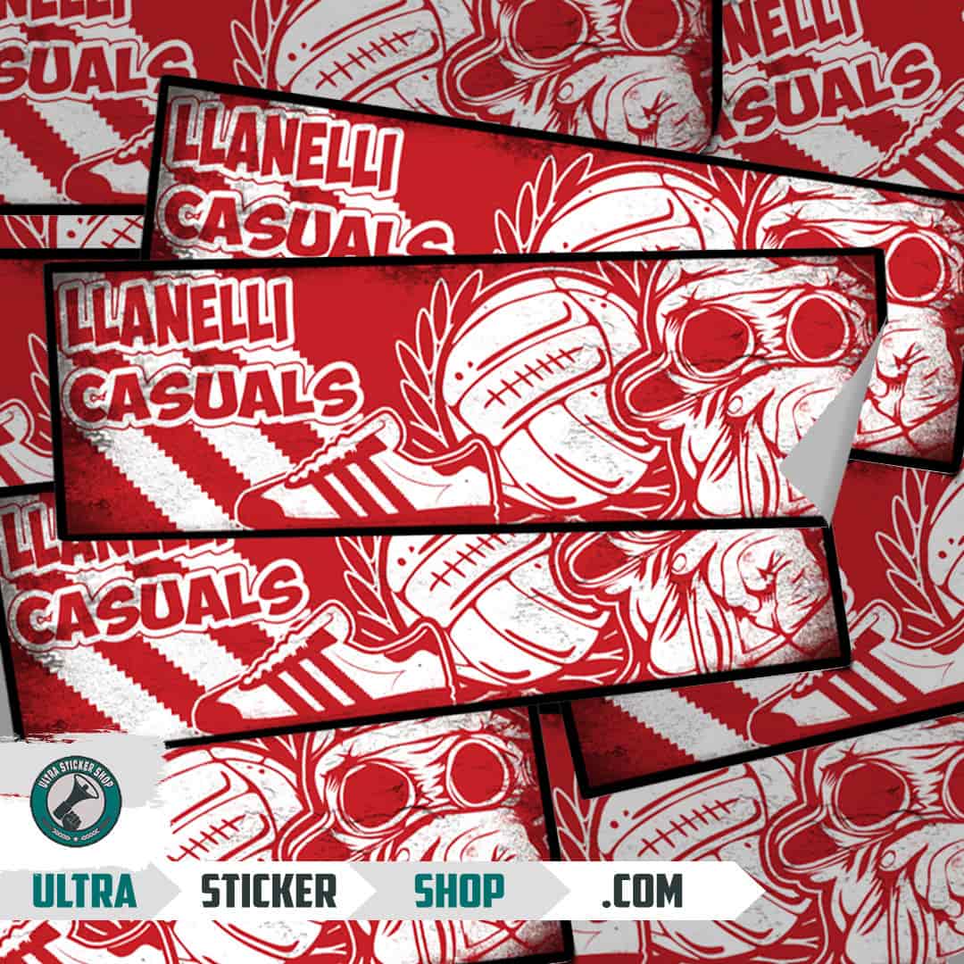 Llanelli casuals Stickers