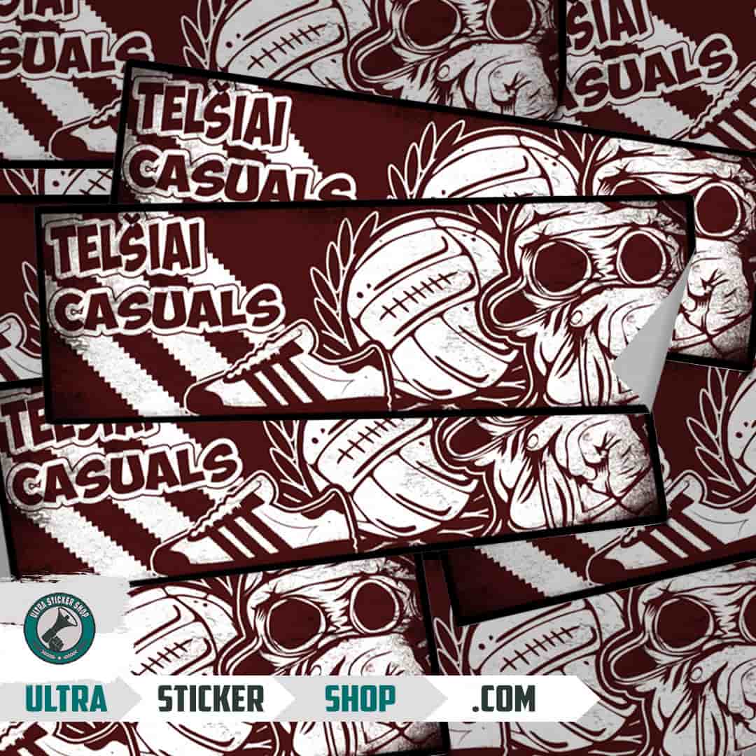 Telšiai casuals Stickers