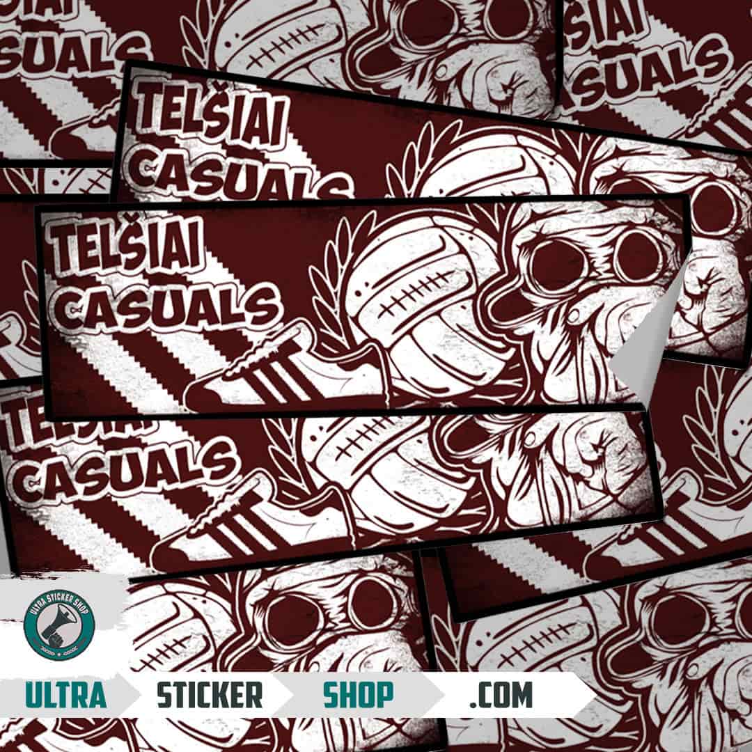 Telšiai casuals Stickers