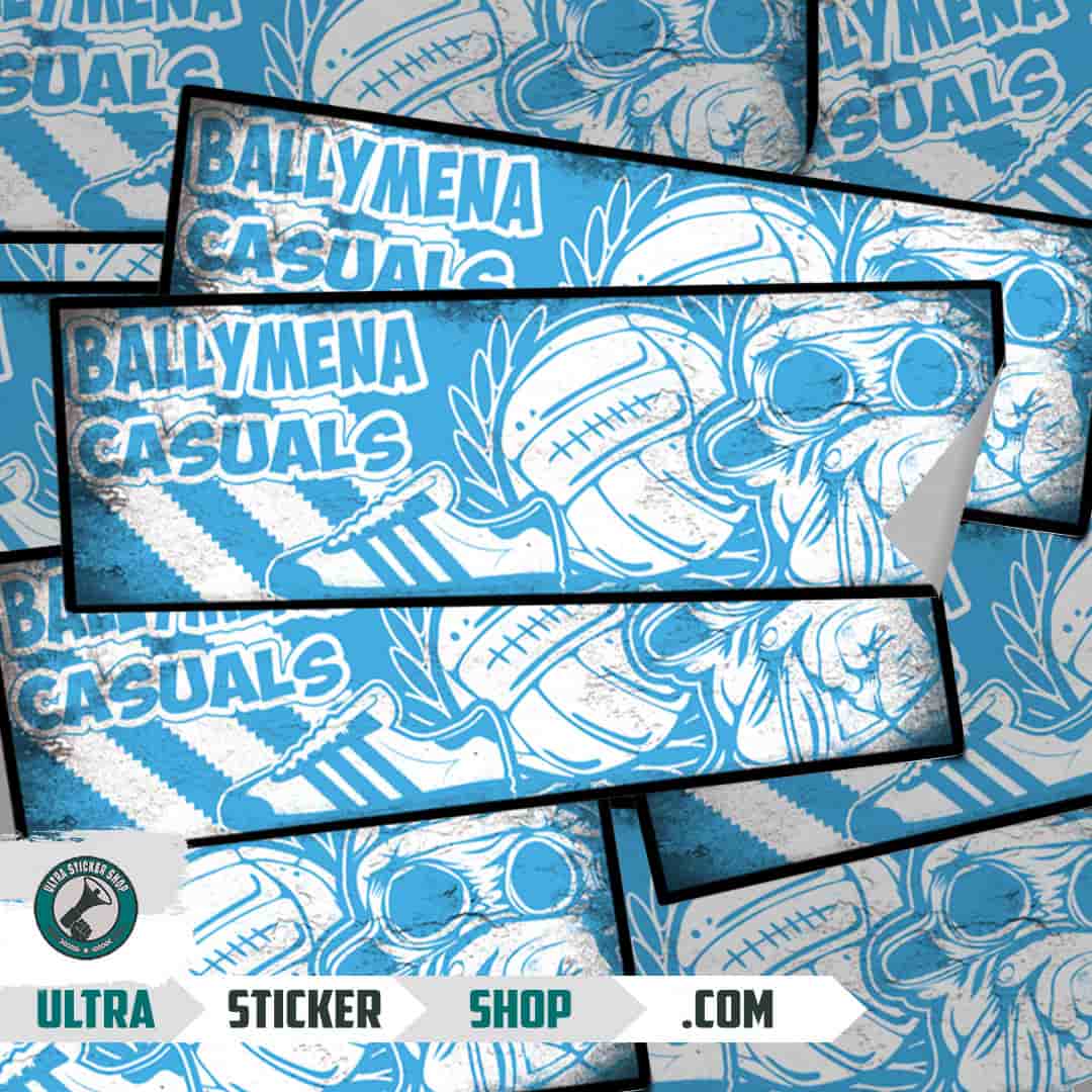 Ballymena casuals Stickers
