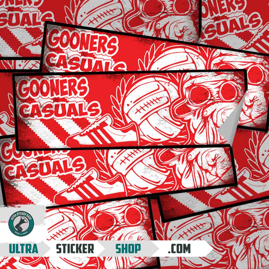 Gooners casuals Stickers