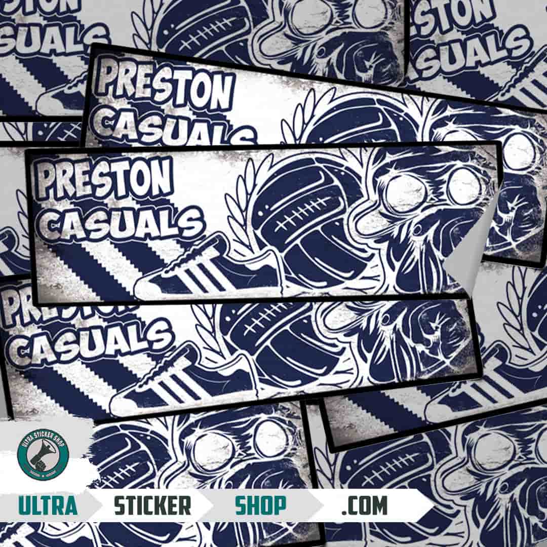 Preston casuals Stickers