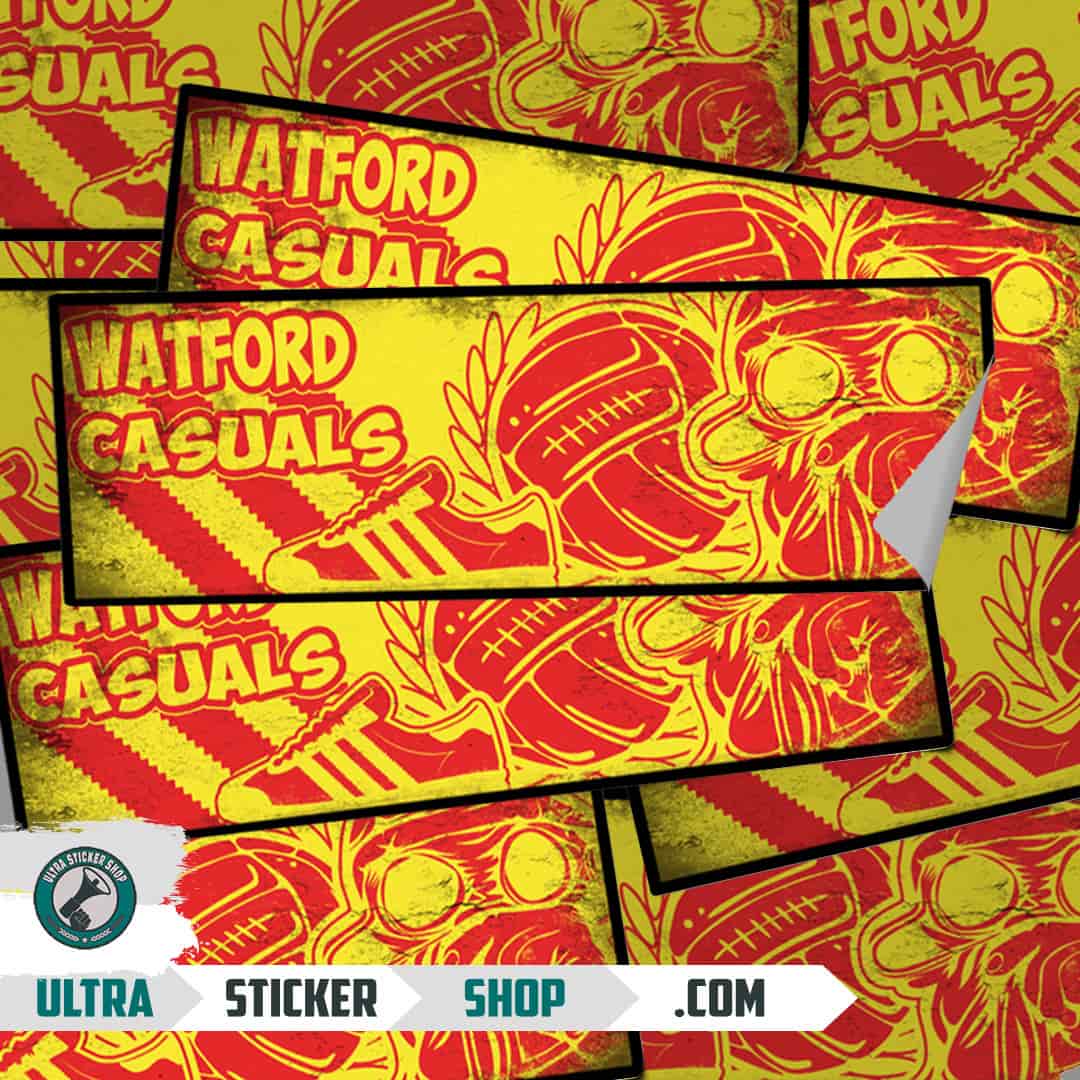 Watford casuals Stickers