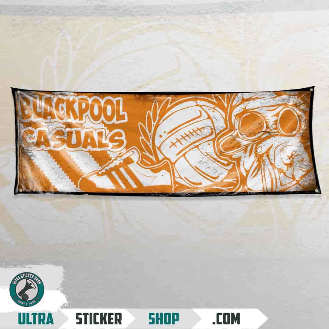 Blackpool casuals Flag