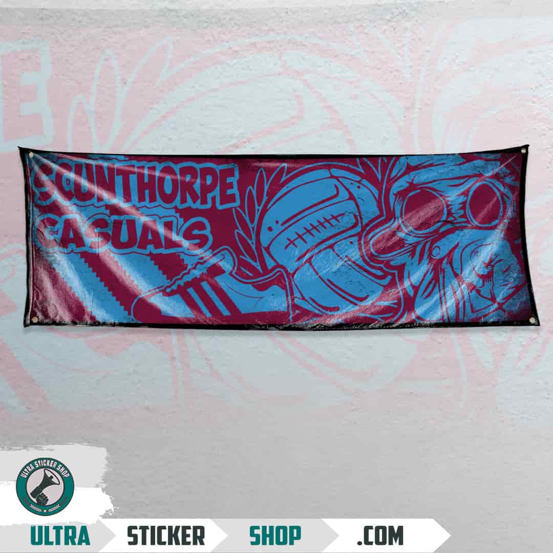 Scunthorpe casuals Flag