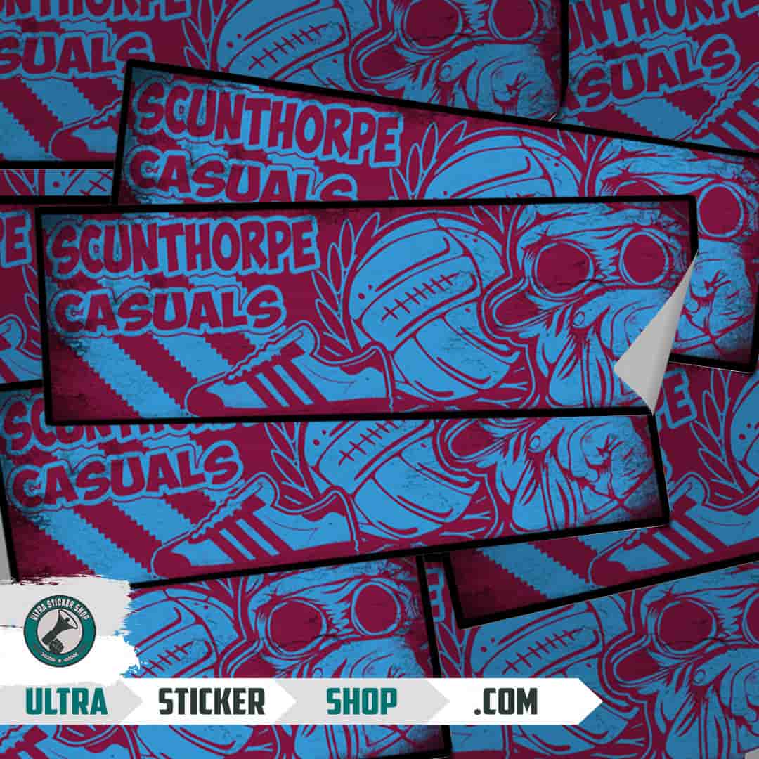 Scunthorpe casuals Stickers