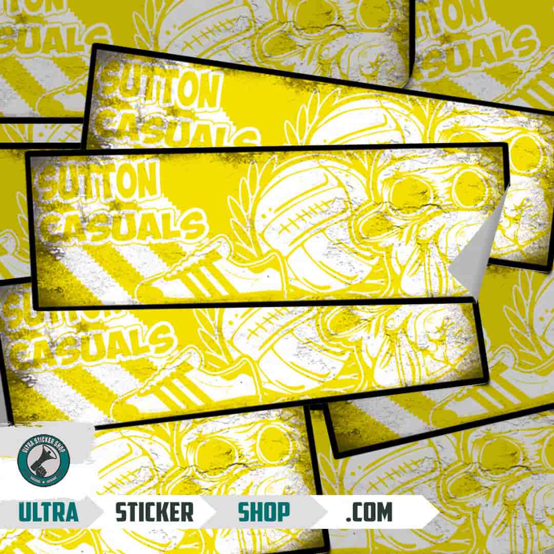 Sutton casuals Stickers