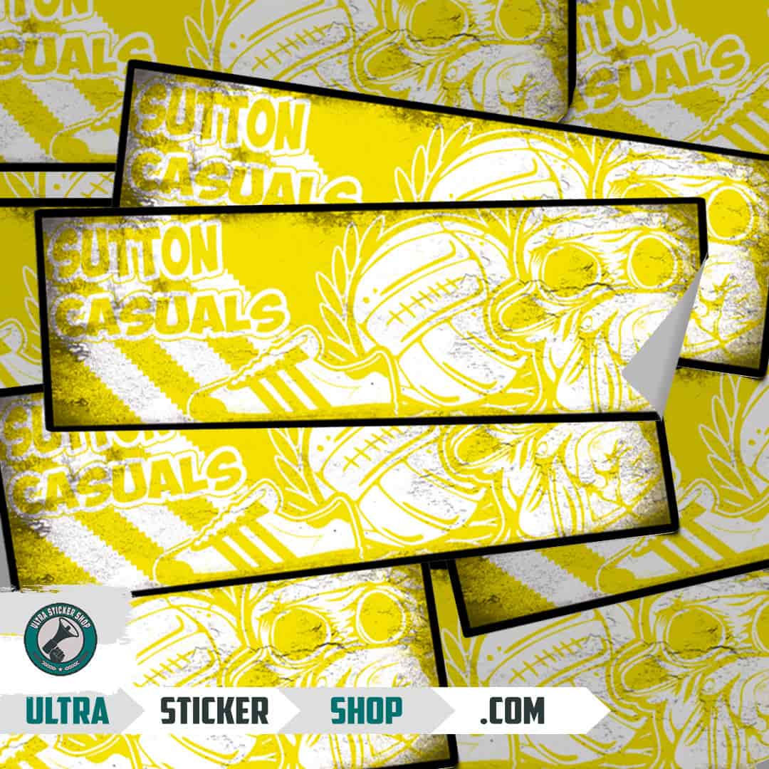 Sutton casuals Stickers