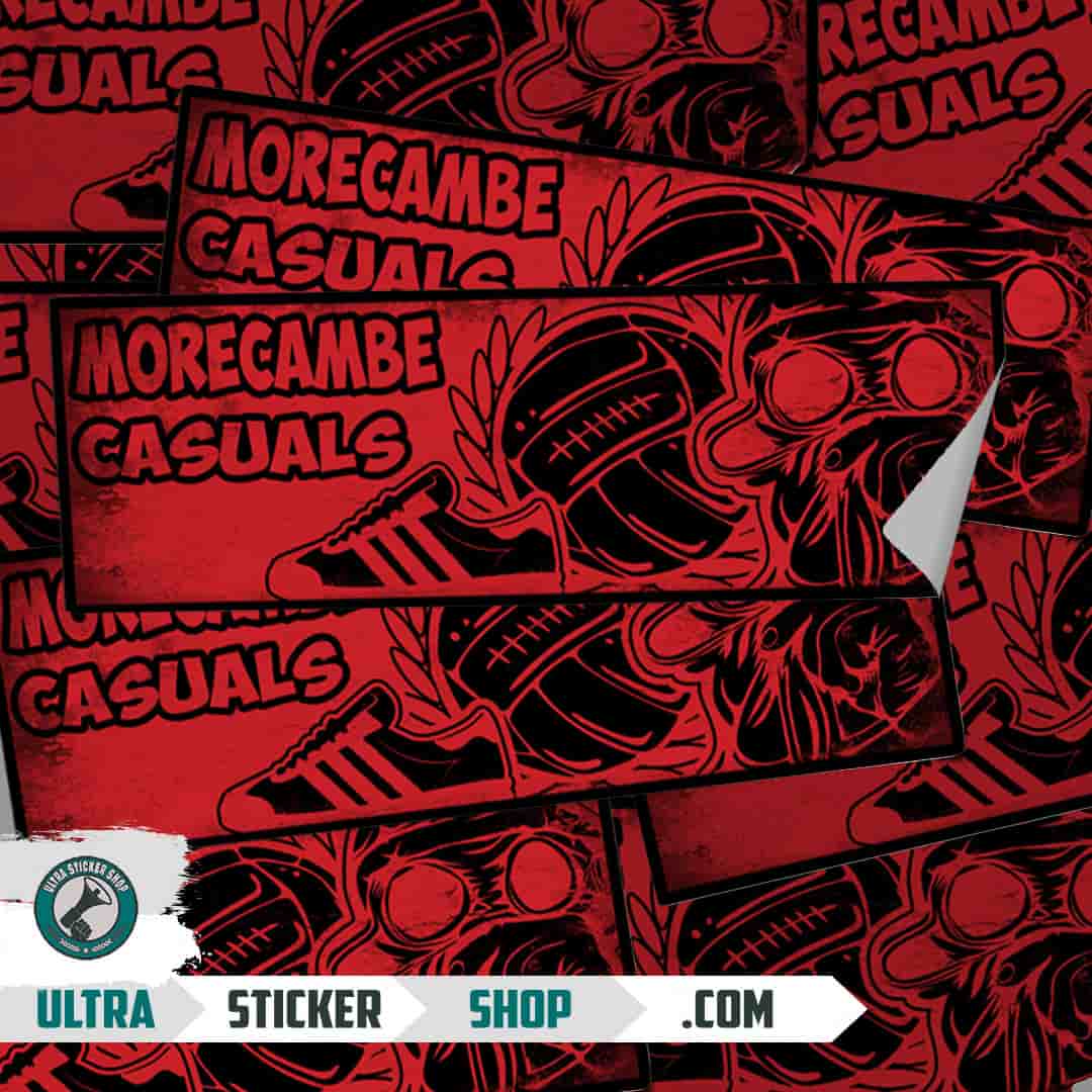 Morecambe casuals Stickers