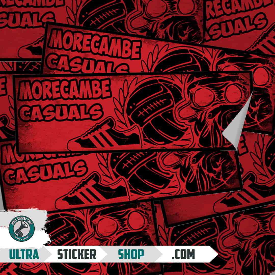 Morecambe casuals Stickers