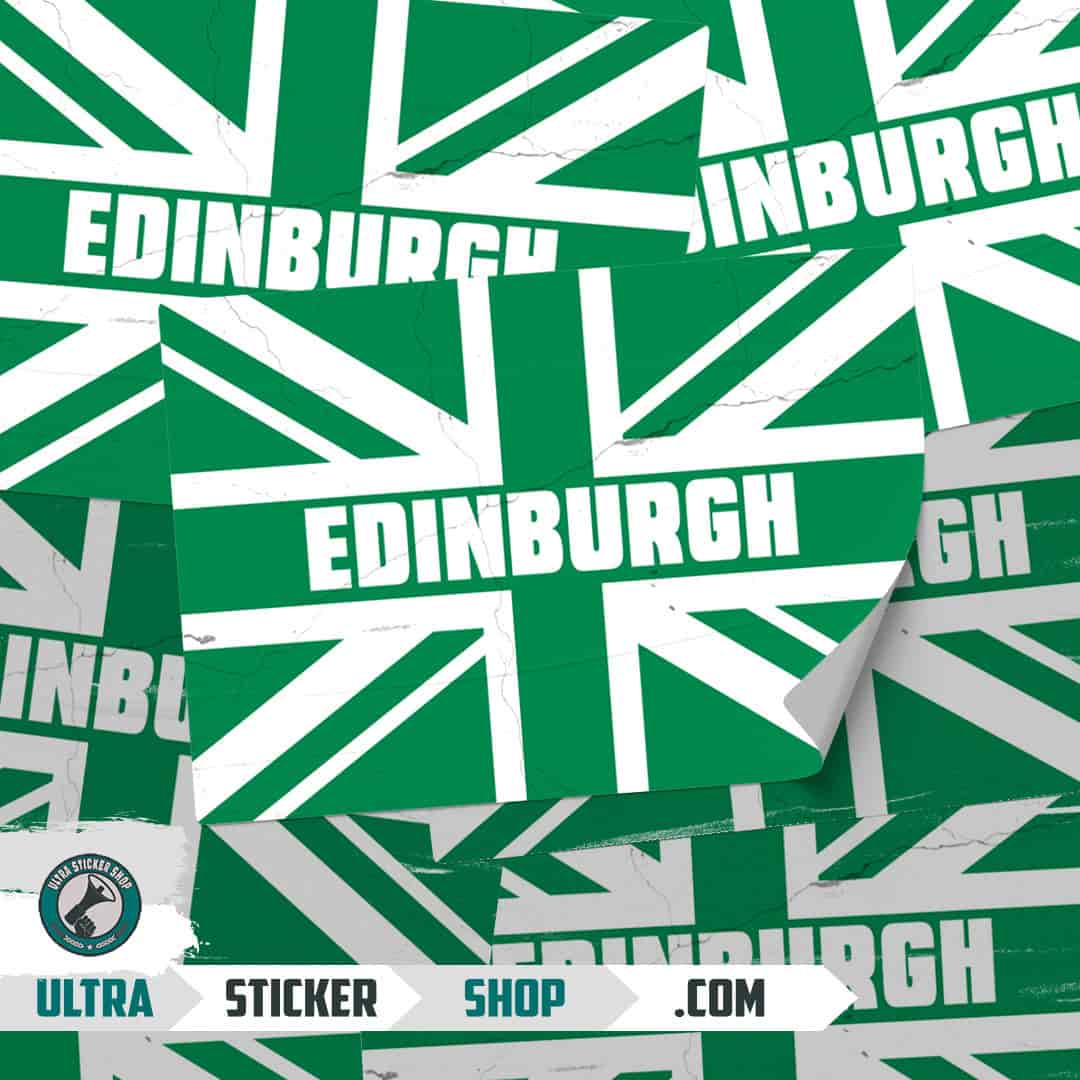 Edinburgh Union Jack Stickers