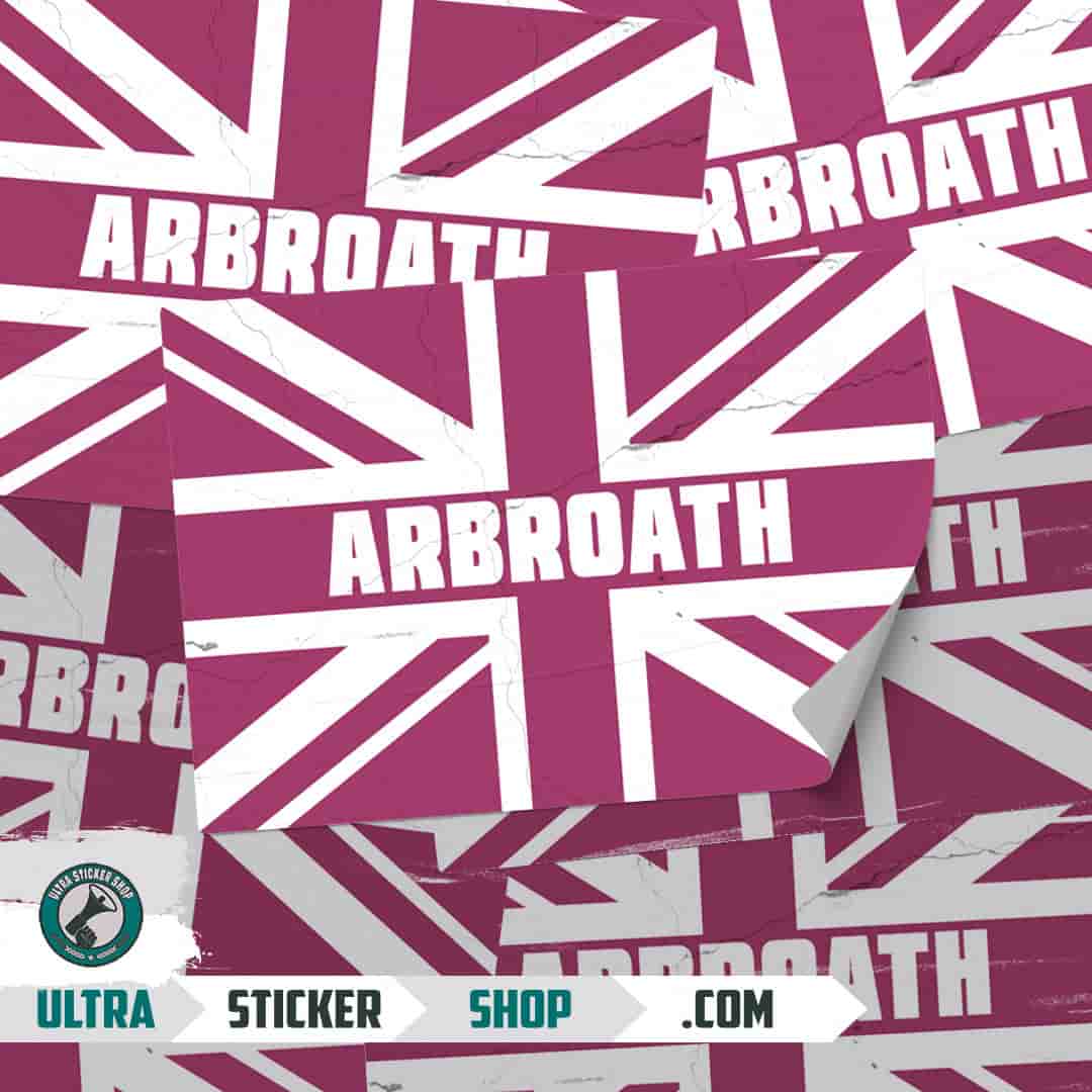 Arbroath Union Jack Stickers