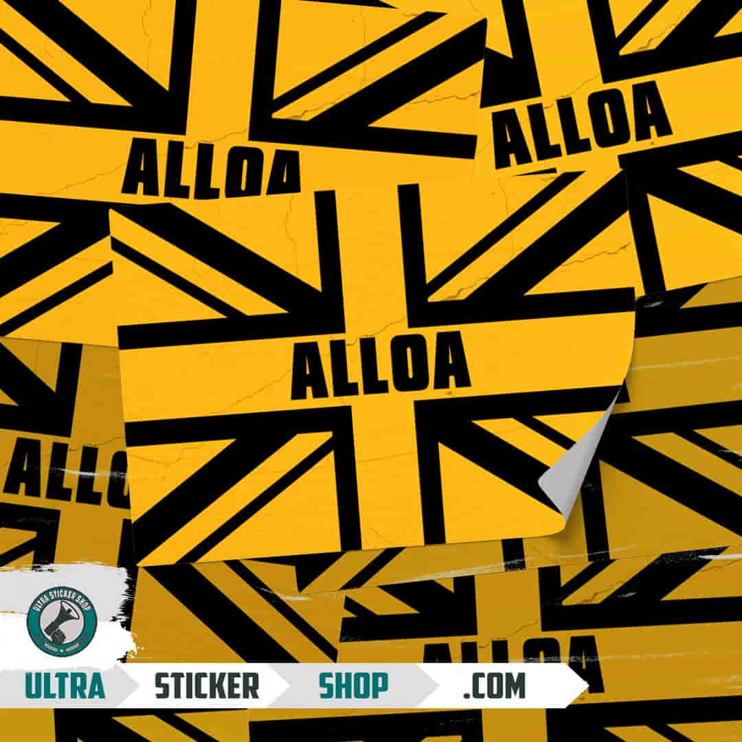 Alloa Union Jack Stickers