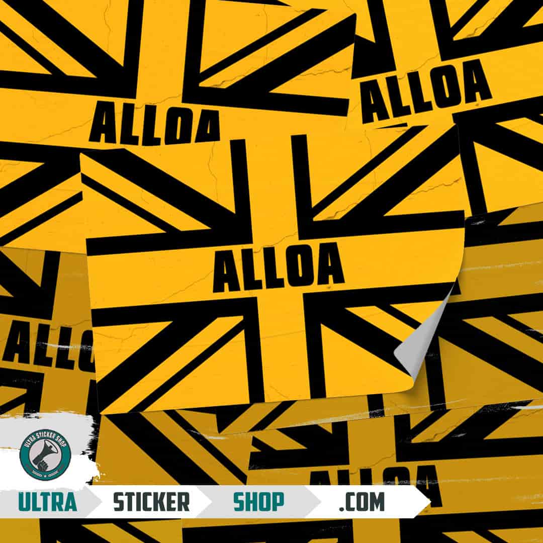 Alloa Union Jack Stickers
