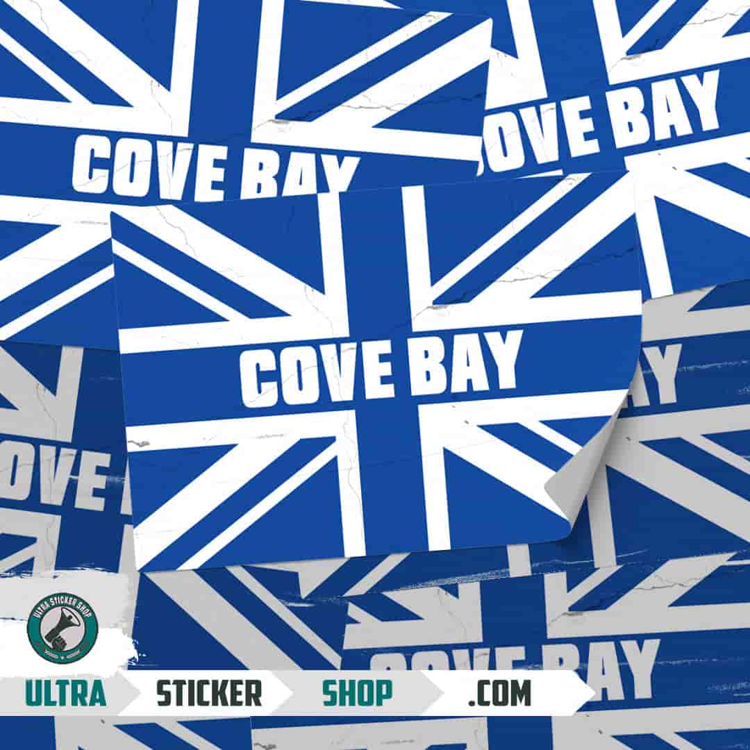 Cove Bay Union Jack Stickers