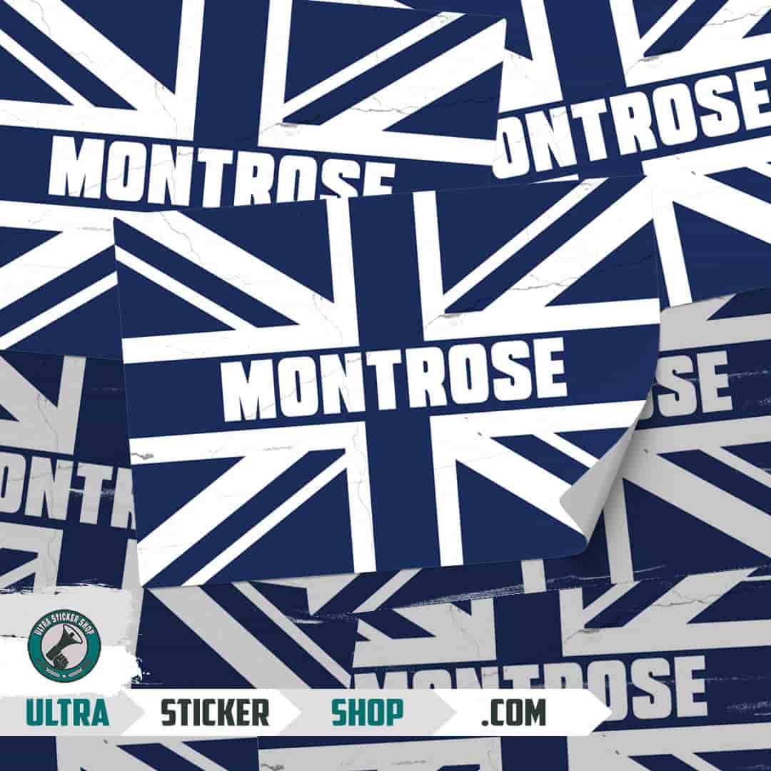Montrose Union Jack Stickers