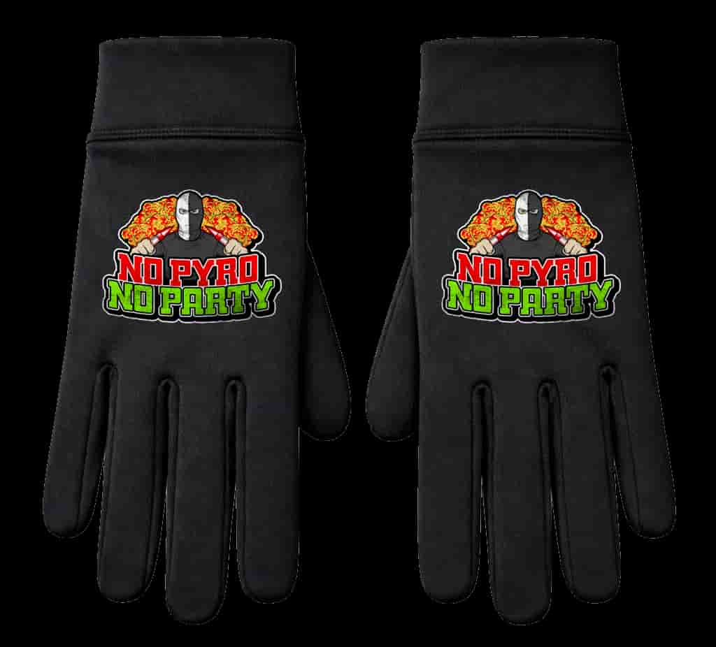 No pyro no party Gloves