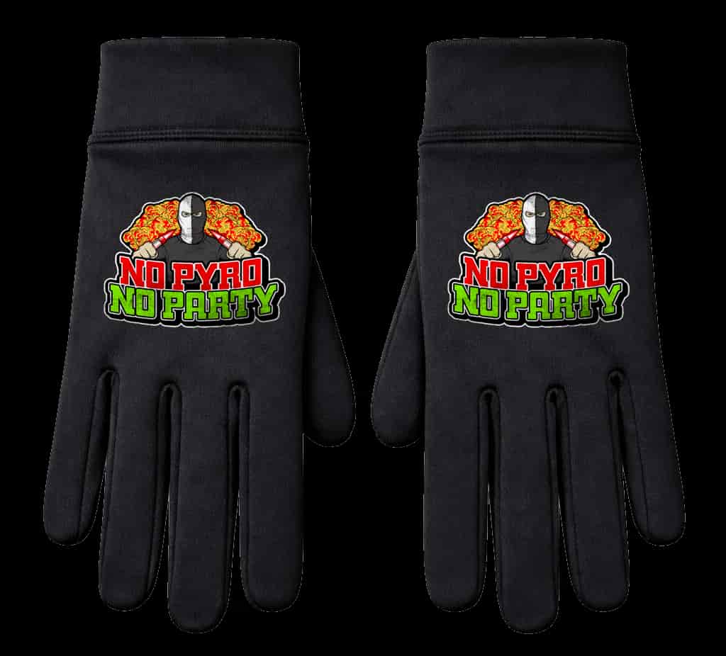 No pyro no party Gloves
