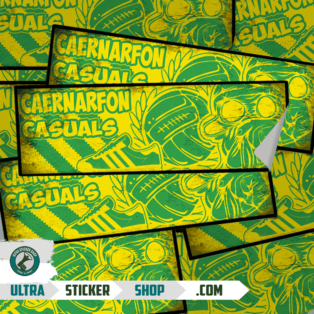 Caernarfon casuals Stickers