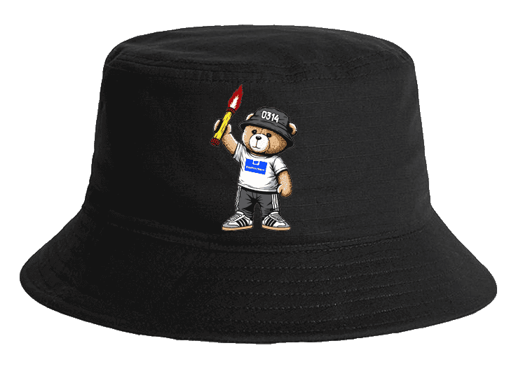 Doetinchem 0314 bear Bucket Hat