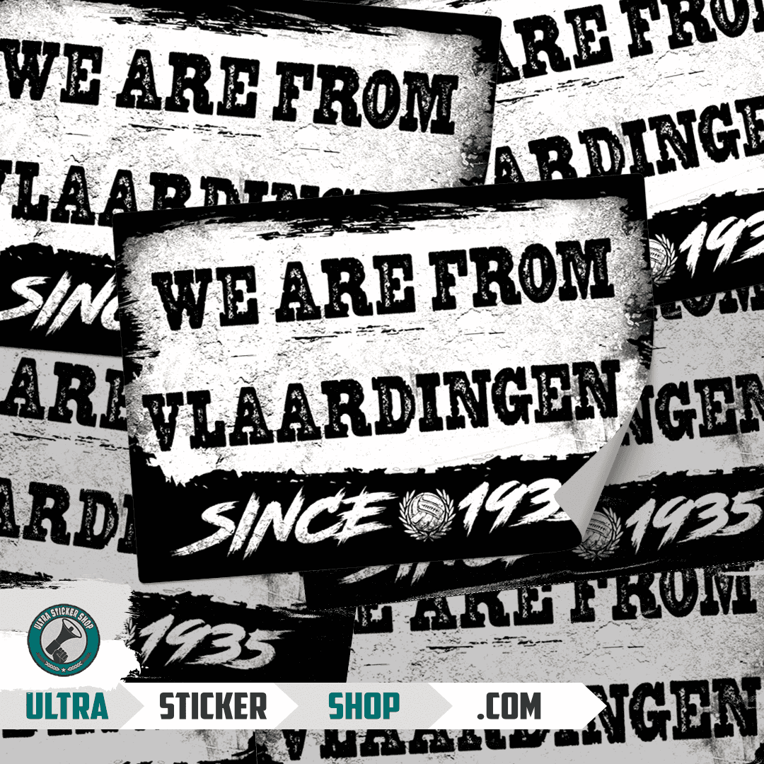We are from Vlaardingen since 1935 Stickers