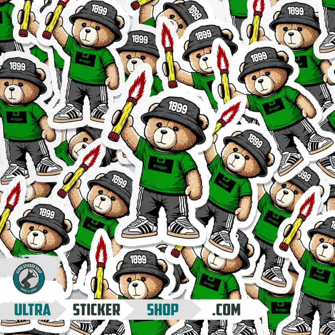 Brugge 1899 bear Stickers