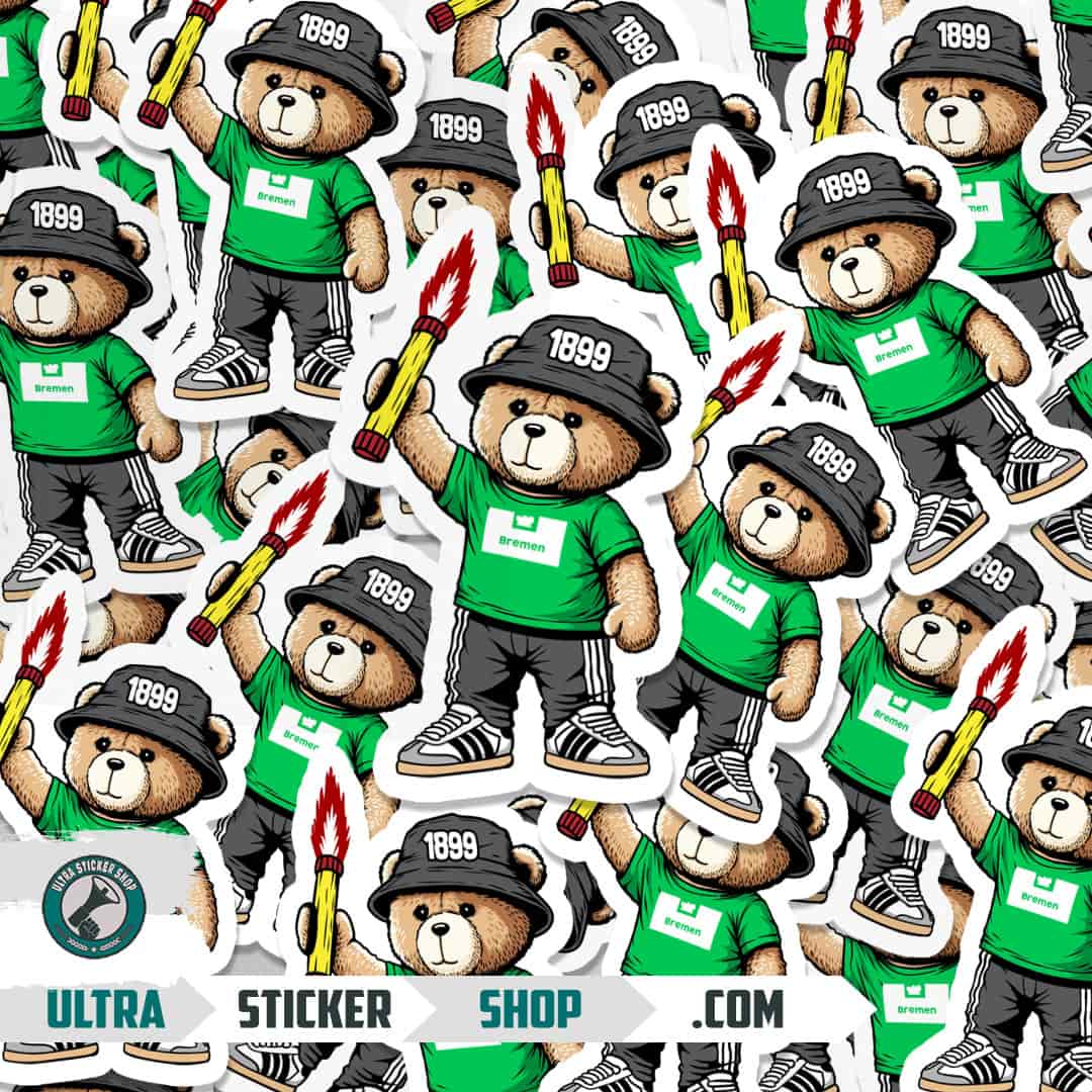 Bremen 1899 bear Stickers