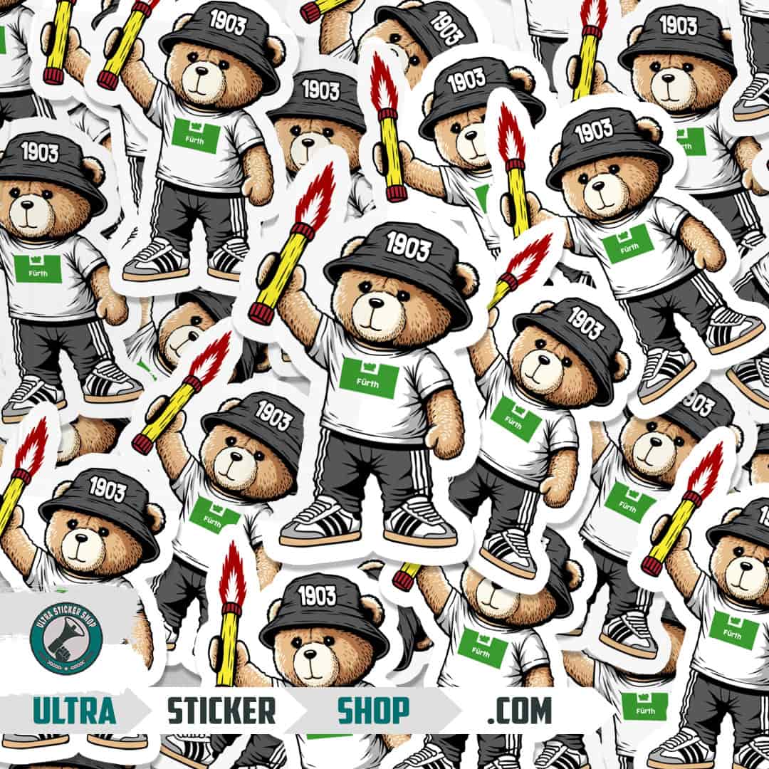 Fürth 1903 bear Stickers
