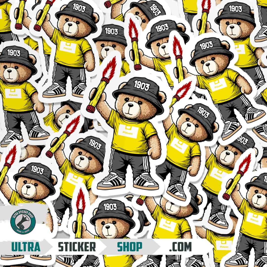 Plauen 1903 bear Stickers