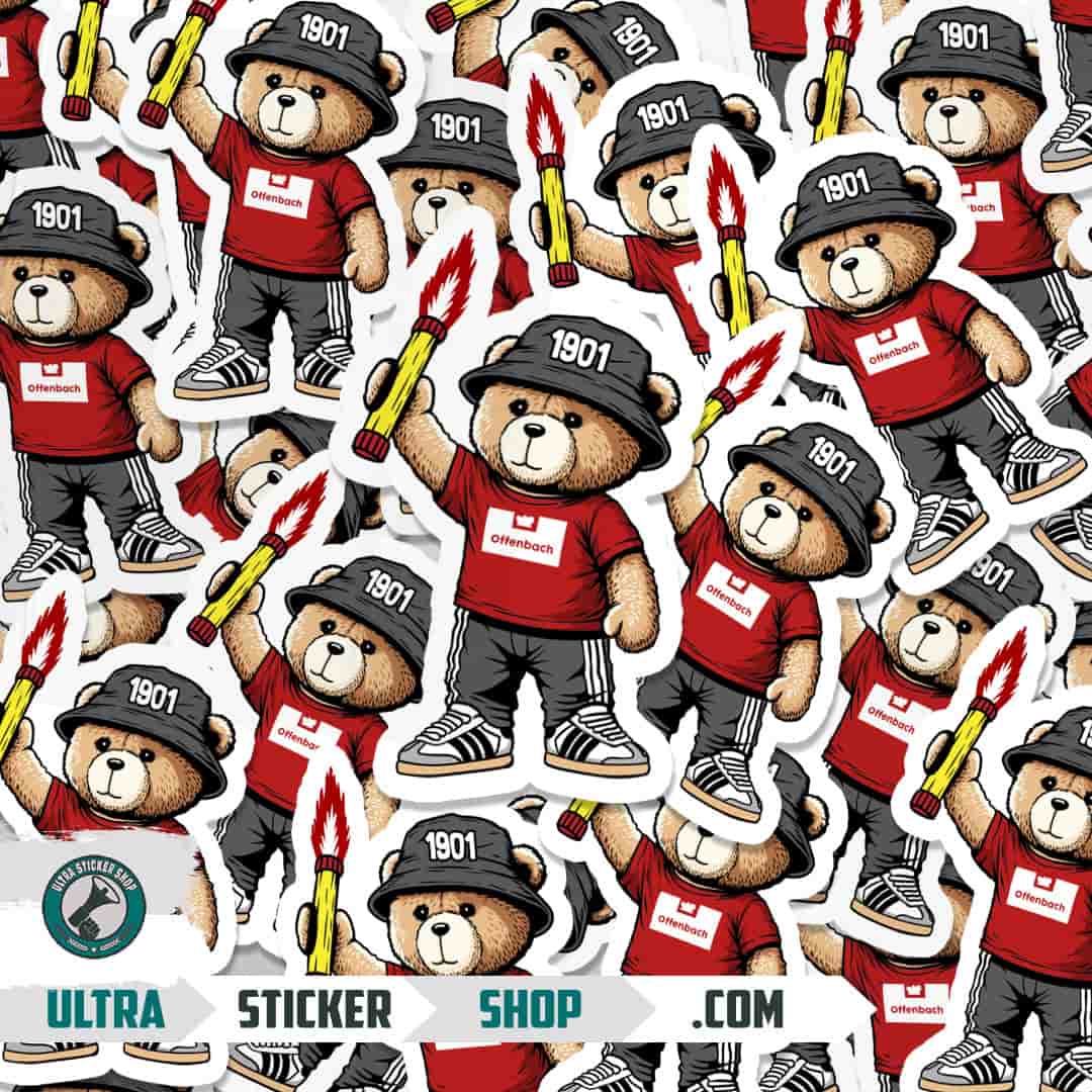 Offenbach 1901 bear Stickers