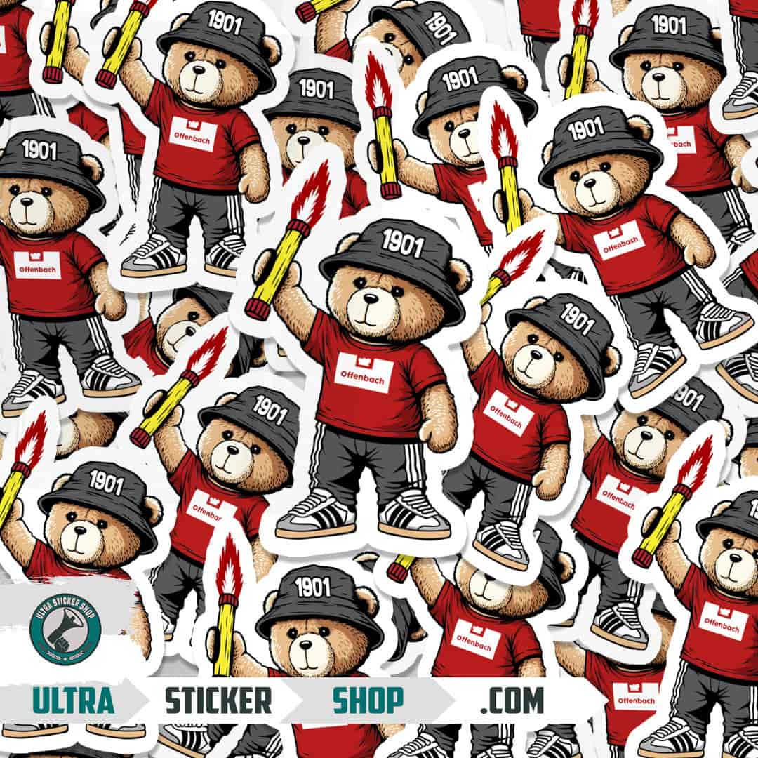 Offenbach 1901 bear Stickers